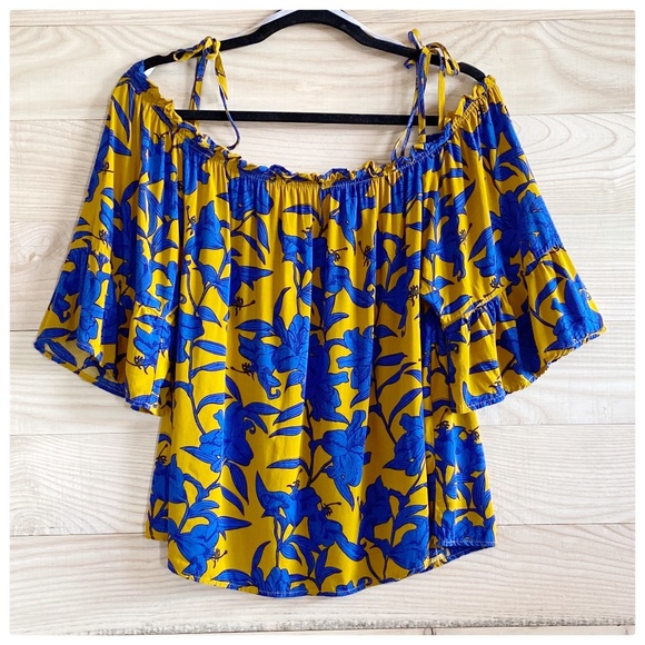 Charming Charlie Tops - CHARMING CHARLIE OFF THE SHOULDER TIE STRAP TOP